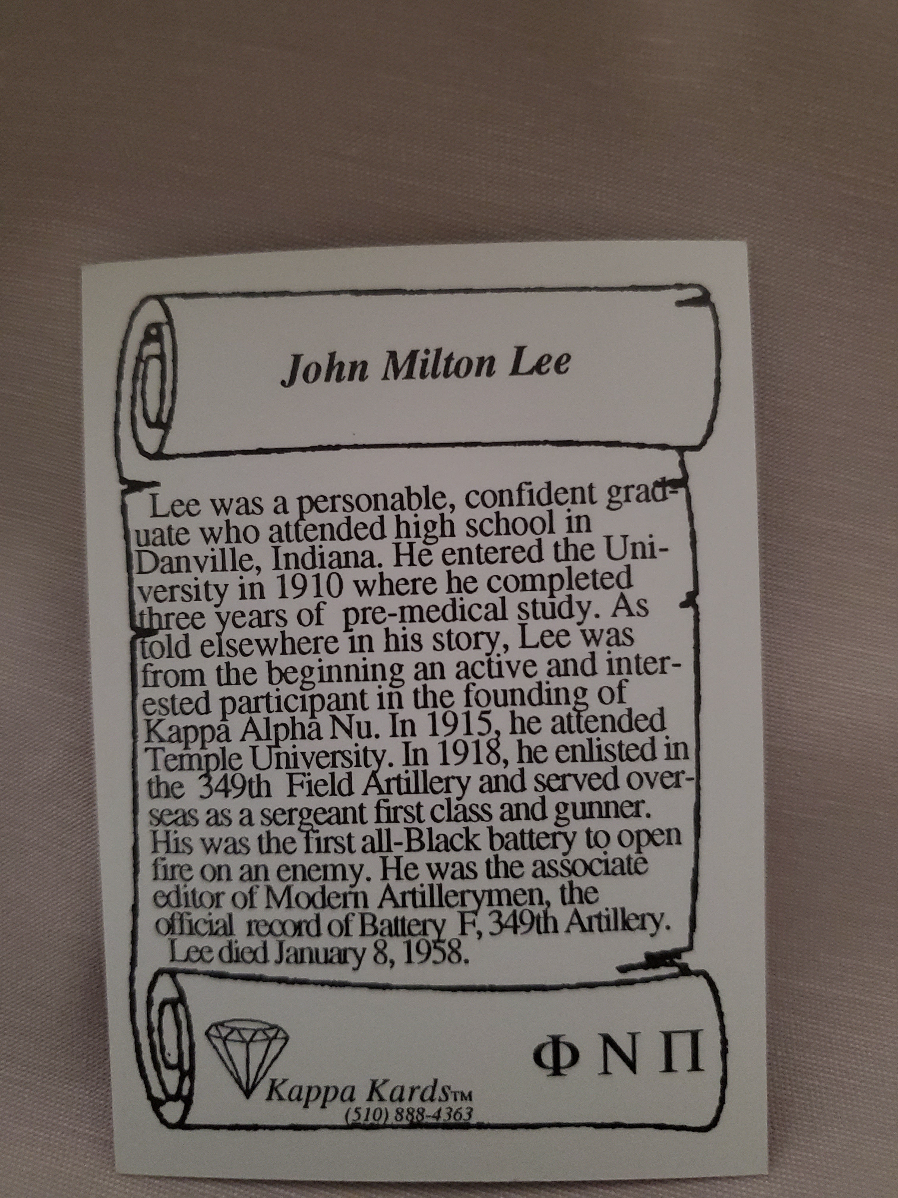 Kappa Kards Founder's Series printed in full color