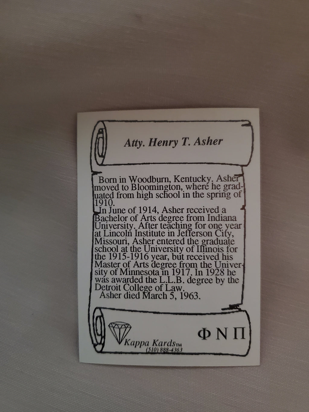 Kappa Kards Founder's Series printed in full color